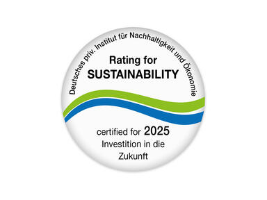 Prüfsiegel Gesicherte Nachhaltigkeit 2025 Prüfsiegel Gesicherte Nachhaltigkeit 2025